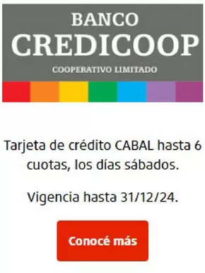 Catálogo Bridgestone en Quilmes | Tarjeta de crédito CABAL hasta 6 cuotas, los días sábados.  | 2024-08-28 - 2024-12-31