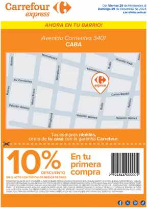 Catálogo Carrefour Express | Express | Avenida Corrientes 3401 | 2024-11-09T00:00:00-03:00 - 2024-12-29T23:59:00-03:00