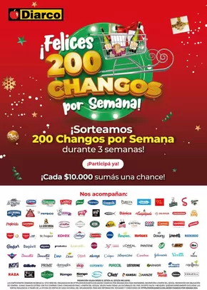 Catálogo Diarco en Recoleta | Diarco Sorteo 200 Changos – Mayorista | 2024-11-25 - 2024-12-22