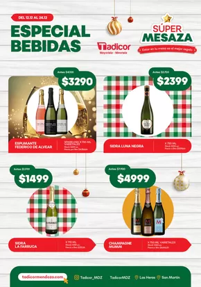 Catálogo Supermercados Tadicor | Ofertas principales y descuentos | 2024-12-12T00:00:00-03:00 - 2024-12-26T23:59:00-03:00