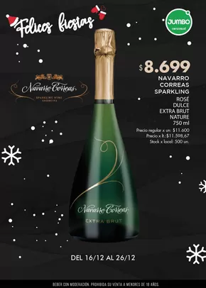 Catálogo Jumbo en Córdoba | NAVIDAD BEBIDAS JUMBO | 2024-12-18T00:00:00-03:00 - 2024-12-26T23:59:00-03:00