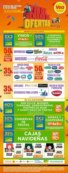 Catálogo Supermercados Vea en San Francisco Solano | Ofertas y gangas exclusivas | 2024-12-20T00:00:00-03:00 - 2024-12-22T23:59:00-03:00