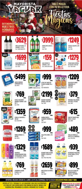 Catálogo Supermercados Yaguar | Ofertas principales para todos los clientes | 2024-12-23T00:00:00-03:00 - 2024-12-28T23:59:00-03:00