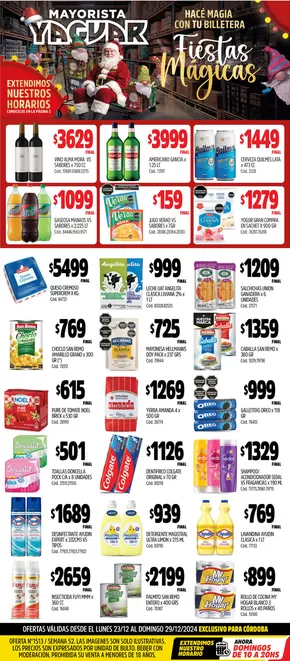 Catálogo Supermercados Yaguar | Grandes descuentos en productos seleccionados | 2024-12-23T00:00:00-03:00 - 2024-12-28T23:59:00-03:00