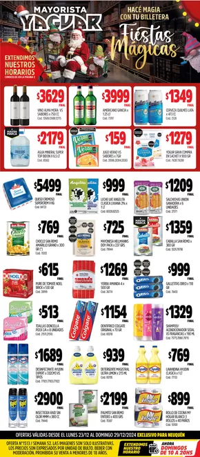 Catálogo Supermercados Yaguar | Ofertas especiales para ti | 2024-12-23T00:00:00-03:00 - 2024-12-28T23:59:00-03:00