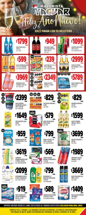 Catálogo Supermercados Yaguar | Excelente oferta para todos los clientes | 2024-12-30T00:00:00-03:00 - 2025-01-04T23:59:00-03:00