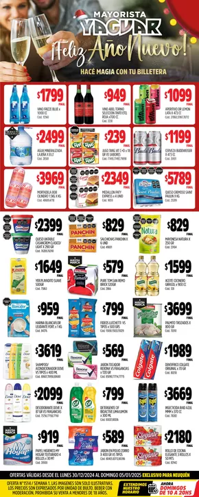 Catálogo Supermercados Yaguar | Ofertas para cazadores de gangas | 2024-12-30T00:00:00-03:00 - 2025-01-04T23:59:00-03:00