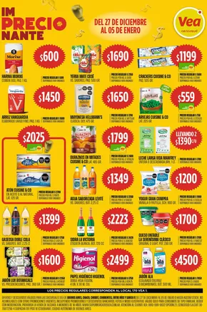 Catálogo Supermercados Vea | Promociones actuales | 2024-12-30T00:00:00-03:00 - 2025-01-05T23:59:00-03:00