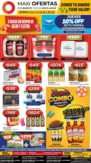 Catálogo Maxi Ofertas | Ofertas Maxi Ofertas | 2025-01-14T00:02:16-03:00 - 2025-01-22T23:59:16-03:00