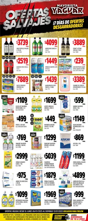 Catálogo Supermercados Yaguar | Nuestras mejores gangas | 2025-01-14T00:00:00-03:00 - 2025-01-19T23:59:00-03:00