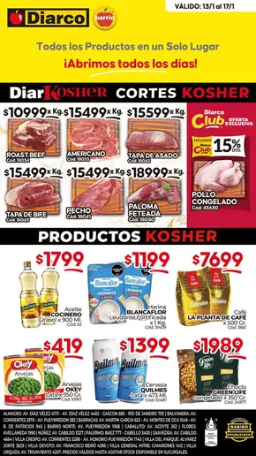 Catálogo Diarco | Diarco Ofertas Kosher | 2025-01-15T00:00:00-03:00 - 2025-01-18T23:59:00-03:00