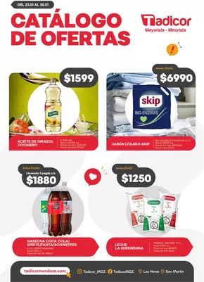 Catálogo Supermercados Tadicor en Mendoza | Catálogo Supermercados Tadicor | 2025-01-23T00:02:16-03:00 - 2025-02-07T23:59:16-03:00