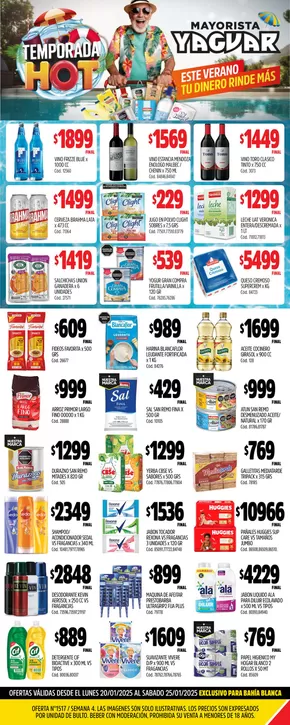 Catálogo Supermercados Yaguar en Bahía Blanca | Ofertas especiales atractivas para todos | 2025-01-27T00:00:00.000Z - 2025-02-01T00:00:00.000Z