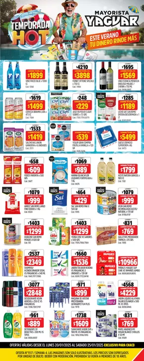 Catálogo Supermercados Yaguar en Resistencia | Ofertas exclusivas para nuestros clientes | 2025-01-27T00:00:00.000Z - 2025-02-01T00:00:00.000Z