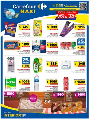 Catálogo Carrefour Maxi en Mendoza | OFERTAS SEMANALES | 2025-01-27T00:00:00-03:00 - 2025-01-30T23:59:00-03:00