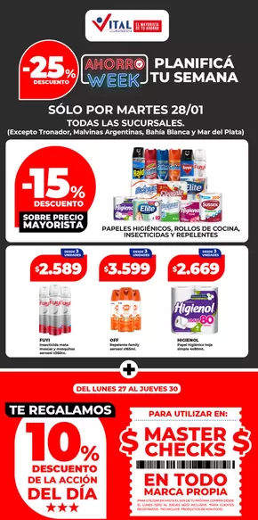 Catálogo Supermayorista Vital en Buenos Aires | Ofertas especiales atractivas para todos | 2025-01-28T00:00:00.000Z - 2025-02-11T00:00:00.000Z