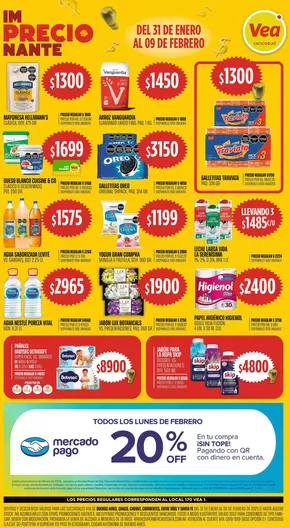 Catálogo Supermercados Vea en Lomas de Zamora | Excelente oferta para todos los clientes | 2025-01-31T00:00:00.000Z - 2025-02-09T00:00:00.000Z