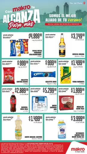 Catálogo Makro en Lomas de Zamora | Ofertas Especiales Mar del Plata | 2025-02-02T00:00:00.000Z - 2025-02-05T00:00:00.000Z