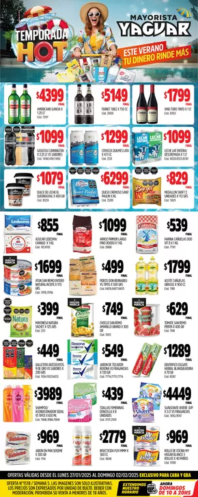 Catálogo Supermercados Yaguar en Lomas de Zamora | Ofertas principales para todos los clientes | 2025-02-03T00:00:00.000Z - 2025-02-08T00:00:00.000Z