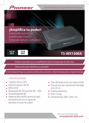 Nuevo TS-WX130EA