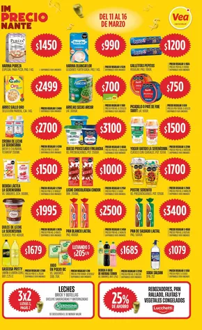 Catálogo Supermercados Vea en Lomas de Zamora | Ofertas principales y descuentos | 2025-02-17T00:00:00.000Z - 2025-03-16T00:00:00.000Z